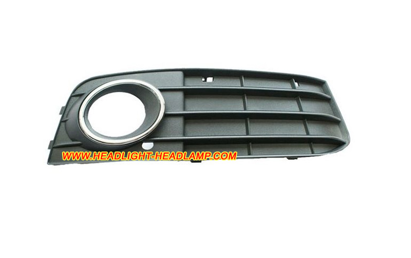 2008-2012 Audi A4 B8 Fog Light Lamp Bumper Trim Cover Bezel Grille Grill Case Cap