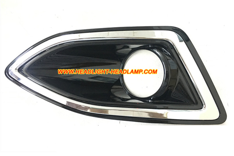 Ford Edge Fog Light Lamp Bumper Trim Cover Bezel Grille Grill Case Cap