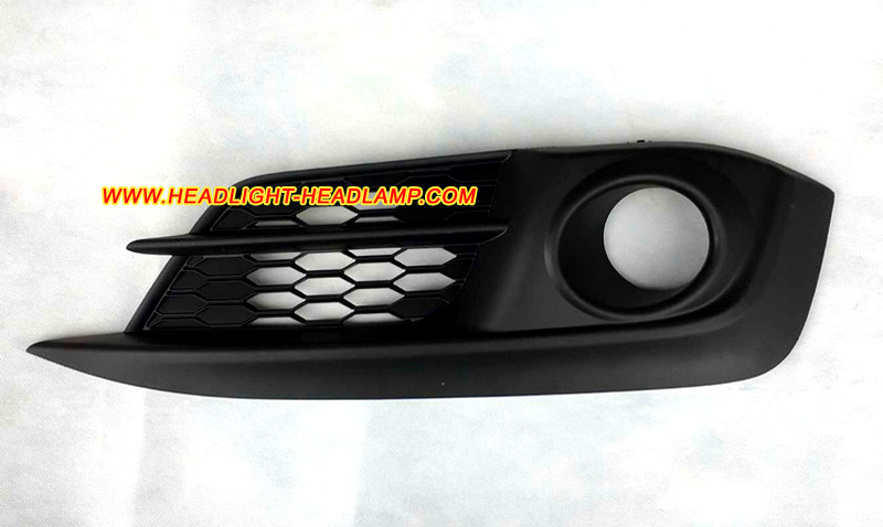 2016-2018 Honda Civic Gen10 Fog Light Lamp Bumper Trim Cover Bezel Grille Grill Case Cap