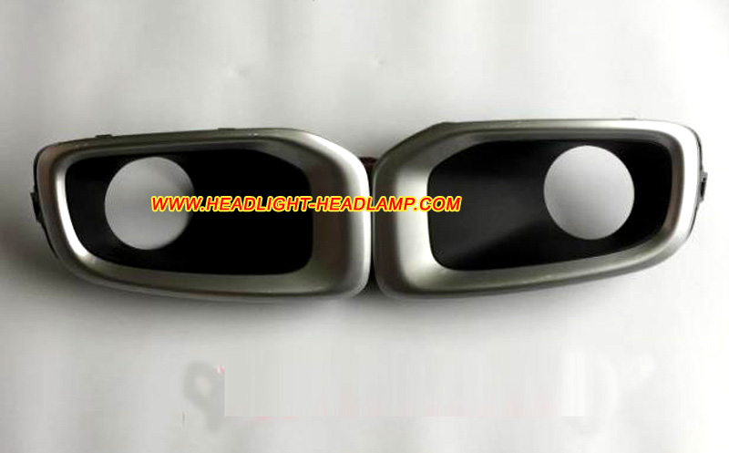 2014-2017 Jeep Renegade BU Fog Light Lamp Bumper Trim Cover Bezel Grille Grill Case Cap