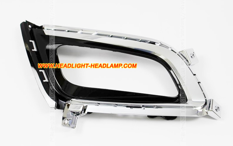 2013-2015 Kia Optima K5 Fog Light Lamp Bumper Trim Cover Bezel Grille Grill Case Cap