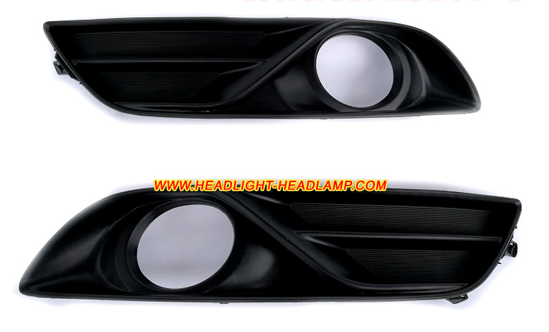 2005-2012 Nissan Bluebird Sylphy G11 Fog Light Lamp Bumper Trim Cover Bezel Grille Grill Case Cap