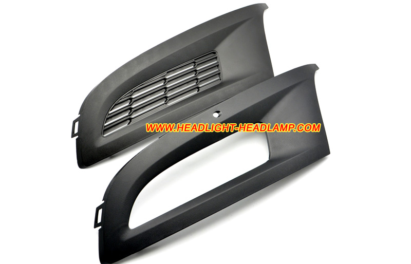 2009-2015 VW Volkswagen Polo Mk5 Fog Light Lamp Bumper Trim Cover Bezel Grille Grill Case Cap