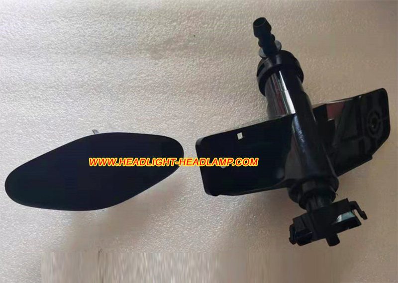 2009-2013 Kia Sorento XM Front Bumper Headlight Washer Jet Cap Spray Nozzle Holes Cover Pump Kit Replacement Repair