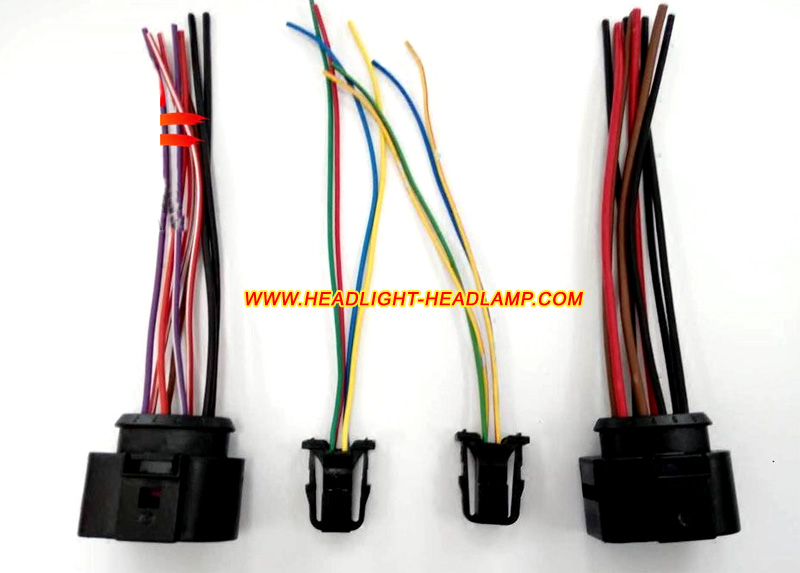 Audi A6 C6 Normal Tail Lights Upgrade Retrofit to Full LED Tail Lights Adaptor Wiring Harness Cable