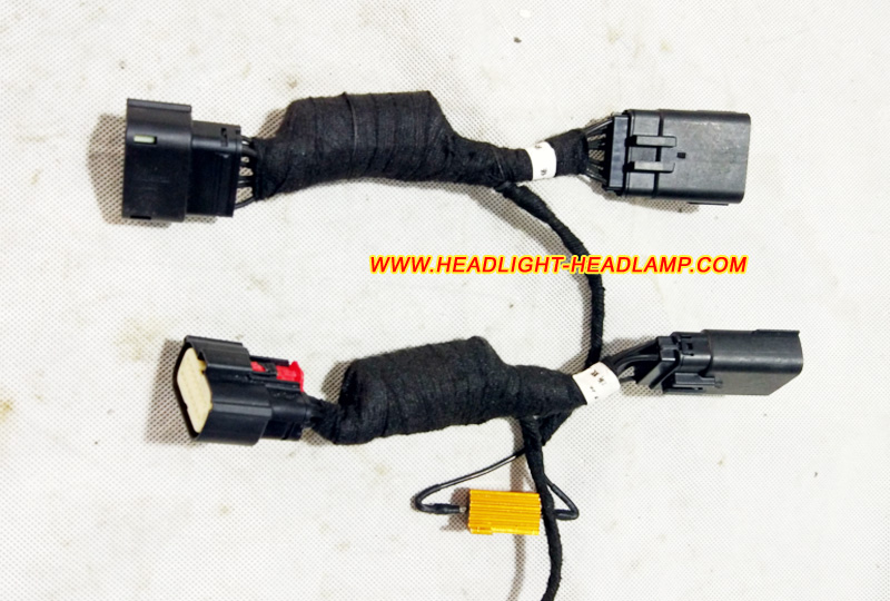 2016-2017 Buick Encore Facelift Standard Normal Halogen Headlight Upgrade To Full LED Headlamp Assembly Adapter Wiring Cable
