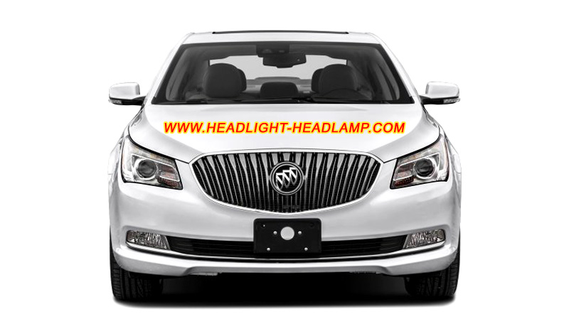 2013-2015 Buick LaCrosse Facelift Allure Alpheon Basic Standard Normal Halogen Headlight Swapping Upgrade To Bi-Xenon Headlamp Conversion Assembly Housing Adapter Wiring Harness Wires Cable