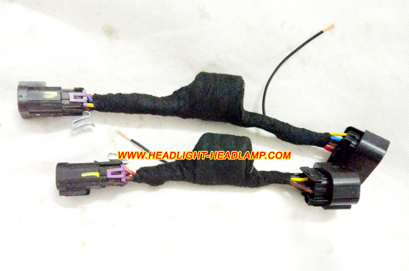 2009-2013 Buick Regal Vectra Insignia Standard Normal Halogen Headlight Upgrade To Full LED Low Beam Headlamp Assembly Adapter Wiring Cable