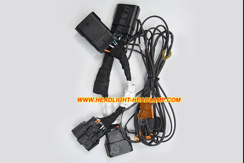 Ford Mondeo Mk5 Standard Normal Halogen Headlight Upgrade To Full LED Headlamp Assembly Adapter Wiring Cable