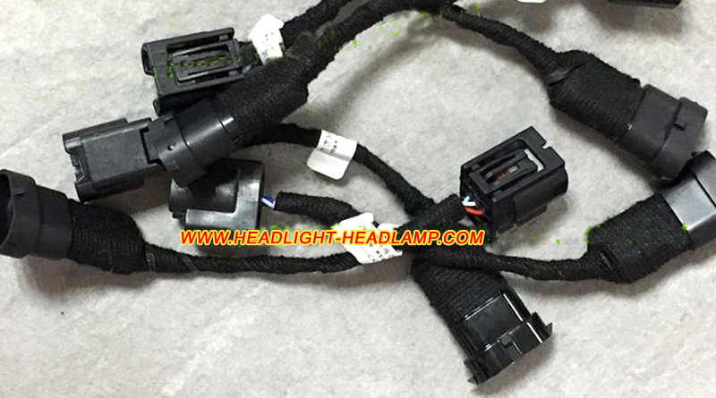 Honda Jazz Fit GK5 Standard Normal Halogen Headlight Upgrade To Full LED Low Beam Headlamp Assembly Adapter Wiring Cable