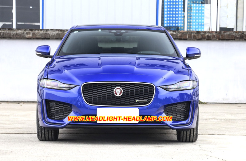 Jaguar XE XEL Basic Standard Normal Halogen Xenon Headlight Retrofit Upgrade To Full LED Headlamp Conversion Assembly Housing Adapter Wiring Harness Wires Cable 