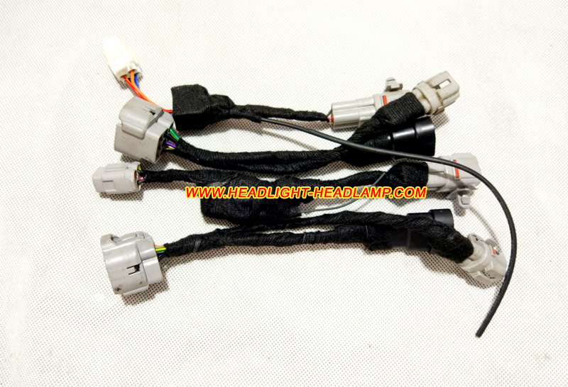 2014-2016 Mazda3 Axela BM Standard Normal Halogen Headlight Upgrade To LED DRL HID Bi-Xenon Headlamp Assembly Adapter Wiring Cable