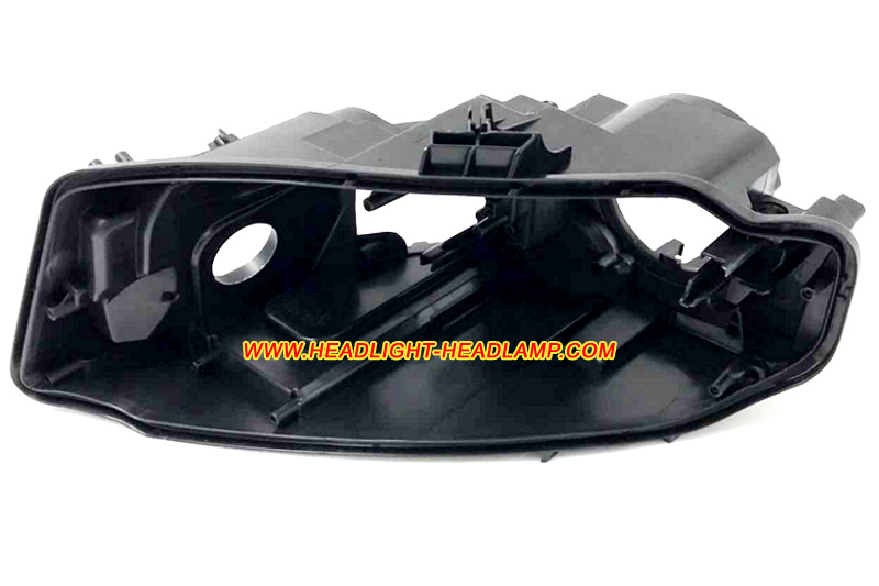 2008-2012 Audi A4 S4 RS4 B8 Headlight Black Back Plastic Body Housing Cover Replacement Repair