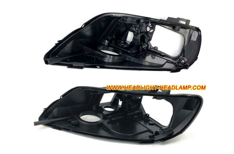 2010-2015 Audi Q7 4L Headlight Housing Black Back Plastic Body Replacement Repair
