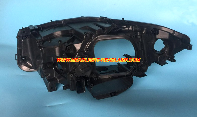 2011-2016 BMW 5Series F10 F11 F07 F18 Headlight Black Back Plastic Body Bucket Bracket Housing Mount Cracked Replace Repair