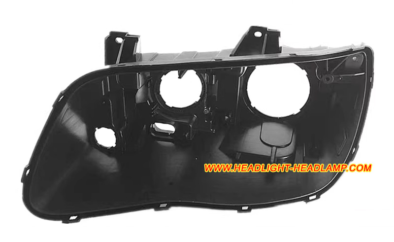 2011-2020 Chrysler 300C Lancia Headlight Black Back Plastic Body Bucket Bracket Housing Mount Repair