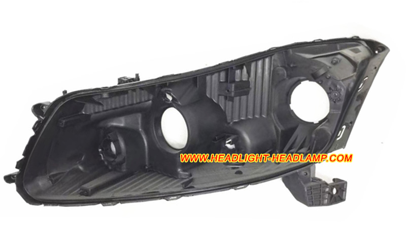 2007-2012 Honda Accord Gen8 Headlight Black Back Plastic Body Bucket Bracket Housing Mount Repair