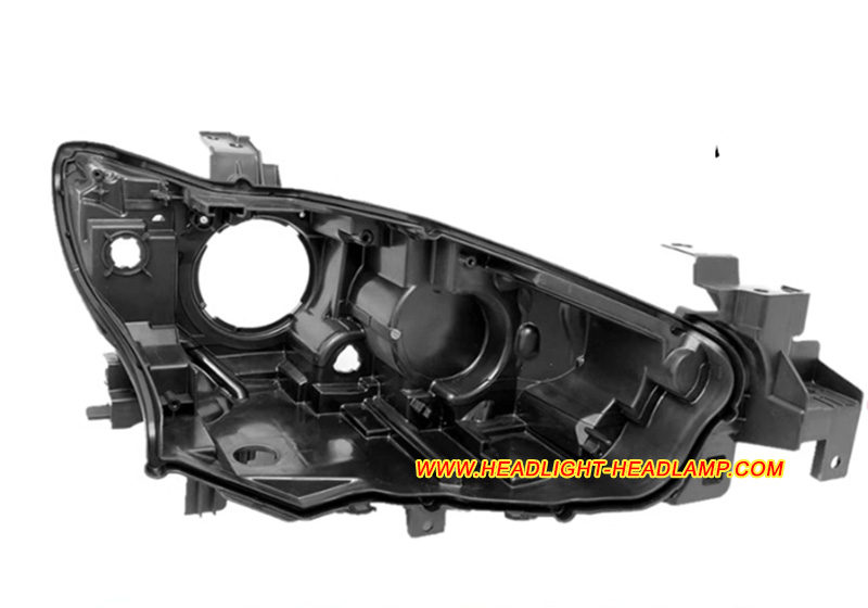 2012-2015 Mazda6 Atenza Xenon Headlight Black Back Plastic Body Bucket Bracket Housing Mount Repair