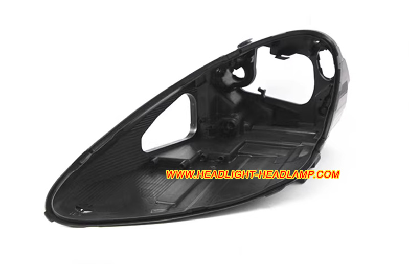 2011-2014 Porsche Cayenne GTS Turbo 92A Headlight Black Back Plastic Body Bucket Bracket Housing Mount Repair