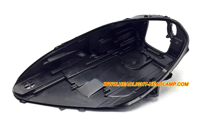 2019-2022 Porsche Macan Facelift Full LED Headlight Black Back Plastic Body Bucket Bracket Housing Mount Repair