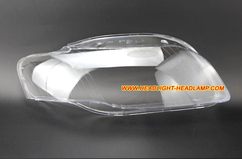 2004-2007 Audi A4 B7 Headlight Lens Cover Plastic Lenses Glasses Replacement Repair