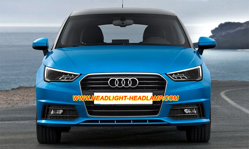 2015-2020 Audi A1 Xenon Headlight Lens Cover Yellowish Scratched Lenses Crack Cracked Broken Fading Faded Fogging Foggy Haze Aging Replace Repair