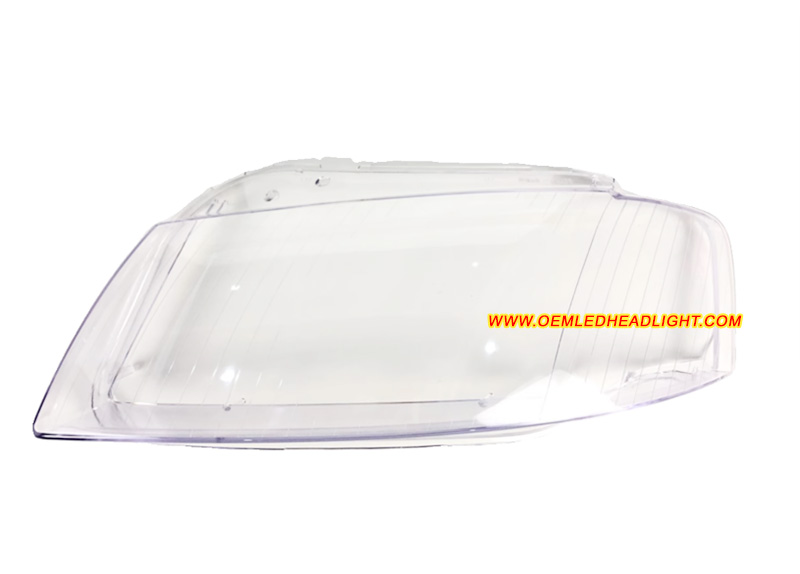 2004-2007 Audi A3 8P Mk2 Headlight Assembly Lens Cover Plastic Lenses Glasses Replacement Repair