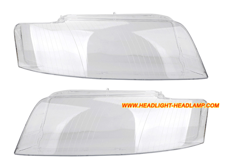 2000-2006 Audi A4 S4 RS4 B6 Headlight Lens Cover Plastic Lenses Glasses Replacement Repair