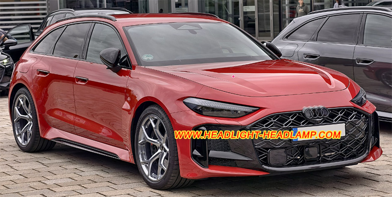 Audi Avant Full LED Headlight Lens Cover Yellowish Scratched Lenses Crack Cracked Broken Fading Faded Fogging Foggy Haze Aging Replace Repair?