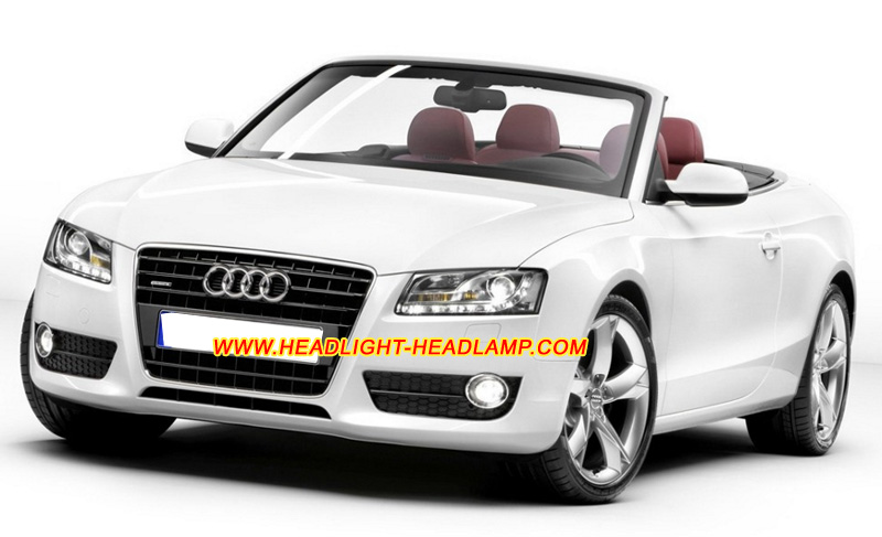 Audi A5 S5 RS5 Cabriolet Headlight Lens Cover Plastic Lenses Glasses Replacement Repair