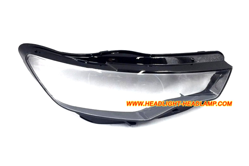 2012-2016 Audi A6 C7 4G Headlight Lens Cover Plastic Lenses Glasses Replacement Repair