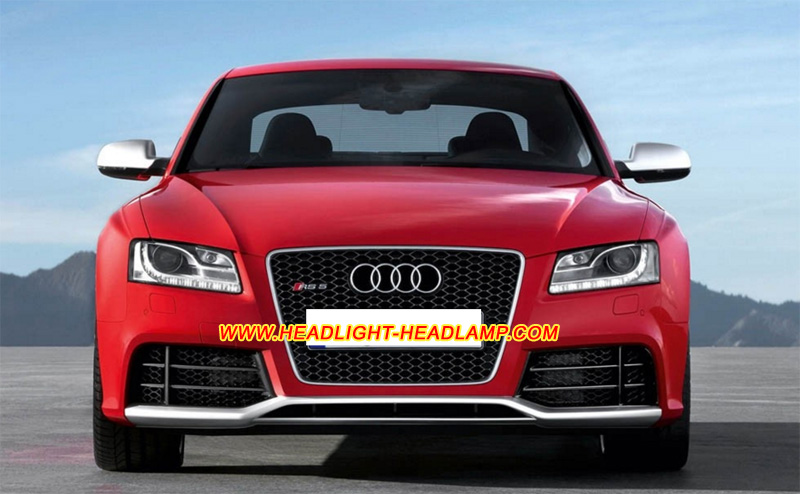 Audi RS5 Xenon Headlight Lens Cover Plastic Lenses Glasses Replacement Repair