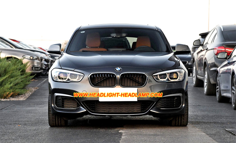 BMW 1Series F20 F21 HID Bi-Xenon Headlight Lens Cover Yellowish Scratched Lenses Crack Cracked Broken Fading Faded Fogging Foggy Haze Aging Replace Repair
