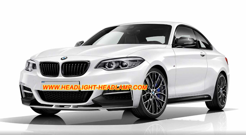 BMW 2Series F22 Xenon Headlight Lens Cover Yellowish Scratched Lenses Crack Cracked Broken Fading Faded Fogging Foggy Haze Aging Replace Repair