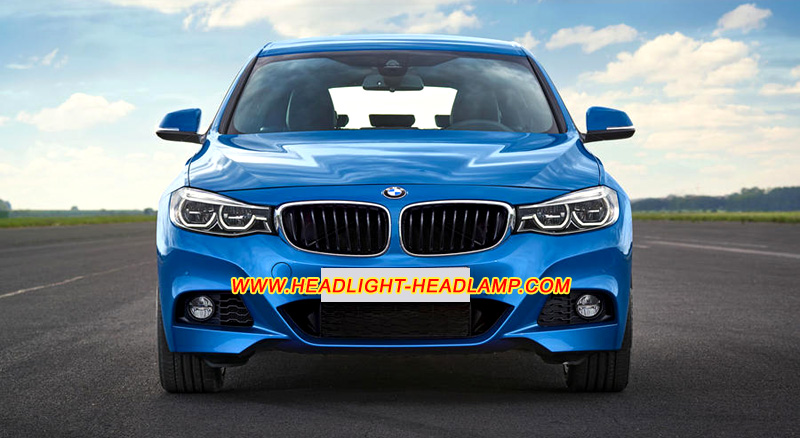 BMW 3Series F34 GT Headlight Lens Cover Yellowish Scratched Lenses Crack Cracked Broken Fading Faded Fogging Foggy Haze Aging Replace Repair
