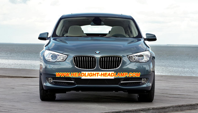 BMW 5Series F07 GT Xenon Headlight Lens Cover Yellowish Scratched Lenses Crack Cracked Broken Fading Faded Fogging Foggy Haze Aging Replace Repair