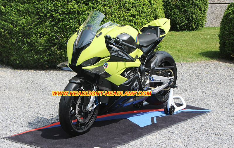 BMW S1000RR Headlight Lens Cover Yellowish Scratched Lenses Crack Cracked Broken Fading Faded Fogging Foggy Haze Aging Replace Repair