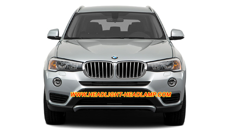 BMW X3 F25 Halogen Headlight Lens Cover Yellowish Scratched Lenses Crack Cracked Broken Fading Faded Fogging Foggy Haze Aging Replace Repair