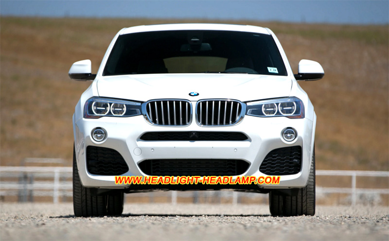 BMW X3 F25 Full LED Headlight Lens Cover Yellowish Scratched Lenses Crack Cracked Broken Fading Faded Fogging Foggy Haze Aging Replace Repair