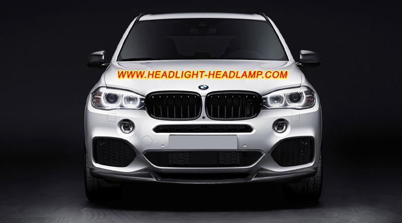 BMW X5 F15 HID Bi-Xenon  Adaptive Headlight Lens Cover Yellowish Scratched Lenses Crack Cracked Broken Fading Faded Fogging Foggy Haze Aging Replace Repair