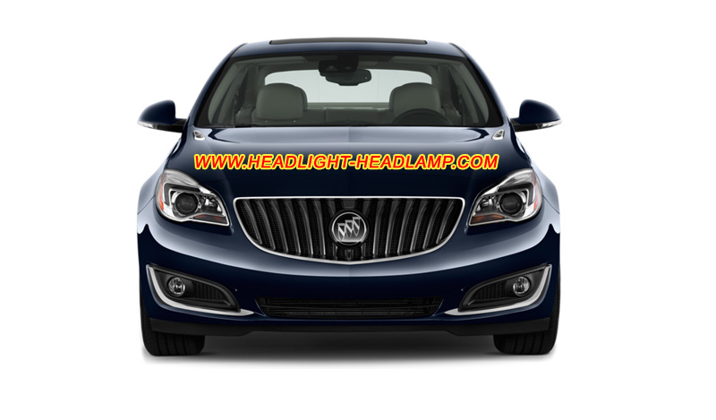 Buick Regal Insignia Headlight Lens Cover Yellowish Scratched Lenses Crack Cracked Broken Fading Faded Fogging Foggy Haze Aging Replace Repair
