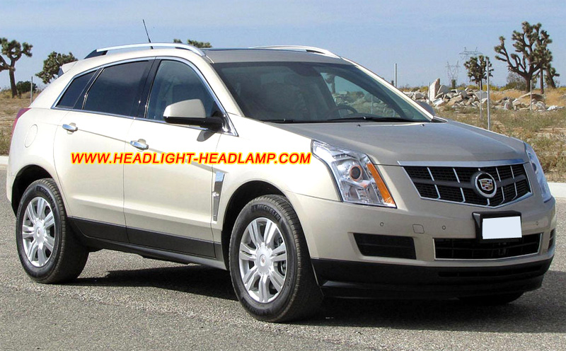 Cadillac SRX Headlight Lens Cover Yellowish Scratched Lenses Crack Cracked Broken Fading Faded Fogging Foggy Haze Aging Replace Repair
