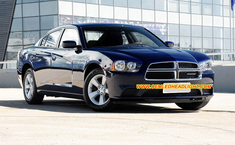 2011-2014 Dodge Charger Halogen Headlight Lens Cover Yellowish Scratched Lenses Crack Cracked Broken Fading Faded Fogging Foggy Haze Aging Replace Repair Fix