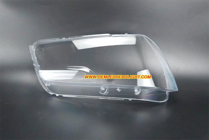 2011-2014 Dodge Charger Mk7 Headlight Assembly Lens Cover Foggy Yellow Plastic Lenses Glasses Replacement