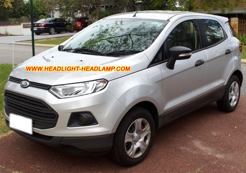 Ford EcoSport Headlight Lens Cover Yellowish Scratched Lenses Crack Cracked Broken Fading Faded Fogging Foggy Haze Aging Replace Repair