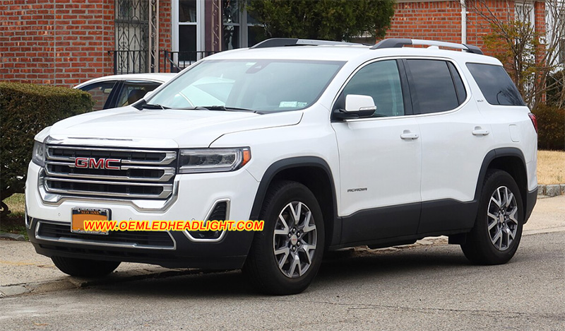 2017-2023 GMC Acadia Gen2 Headlight Housing Lens Cover Yellowish Scratched Lenses Crack Cracked Broken Fading Faded Fogging Foggy Haze Aging Replace Repair