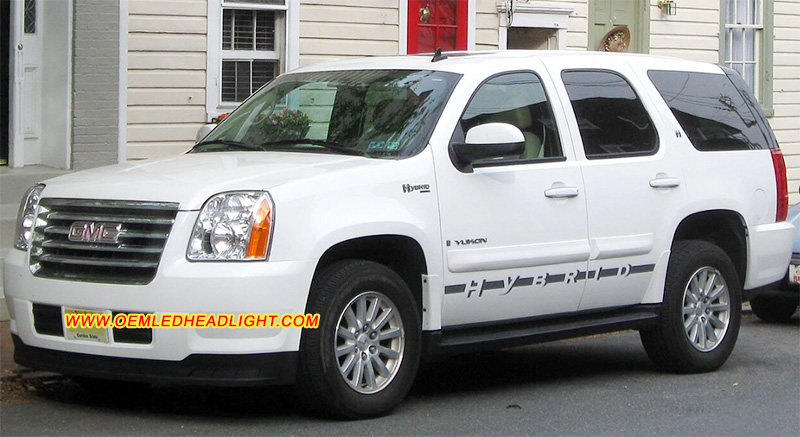 GMC Yukon Mk3 Xenon Halogen Headlight Lens Cover Yellowish Scratched Lenses Crack Cracked Broken Fading Faded Fogging Foggy Haze Aging Replace Repair
