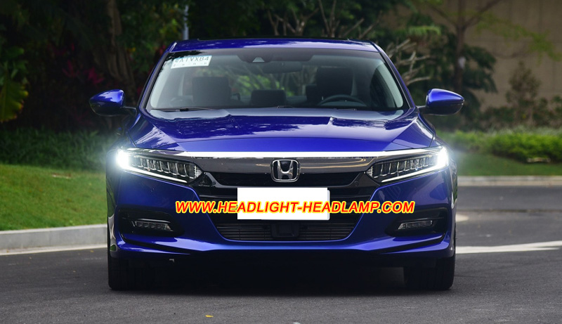 Details about   R+L Headlight Lens Cover Headlamp Lens Clear Shell（2018-2020）For Honda Accord