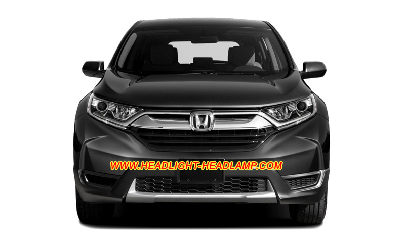 Honda CR-V Halogen Headlight Lens Cover Yellowish Scratched Lenses Crack Cracked Broken Fading Faded Fogging Foggy Haze Aging Replace Repair