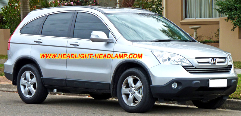 Honda CR-V RE1–RE5 RE7 Headlight Lens Cover Yellowish Scratched Lenses Crack Cracked Broken Fading Faded Fogging Foggy Haze Aging Replace Repair
